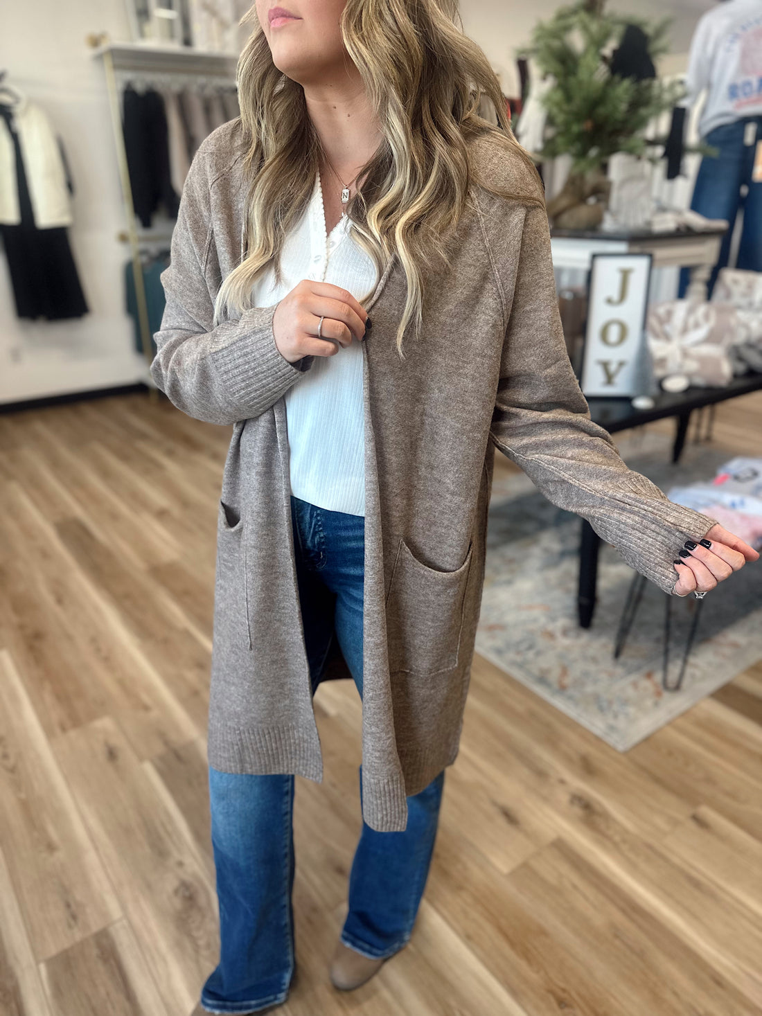 Isla Long Line Cardigan