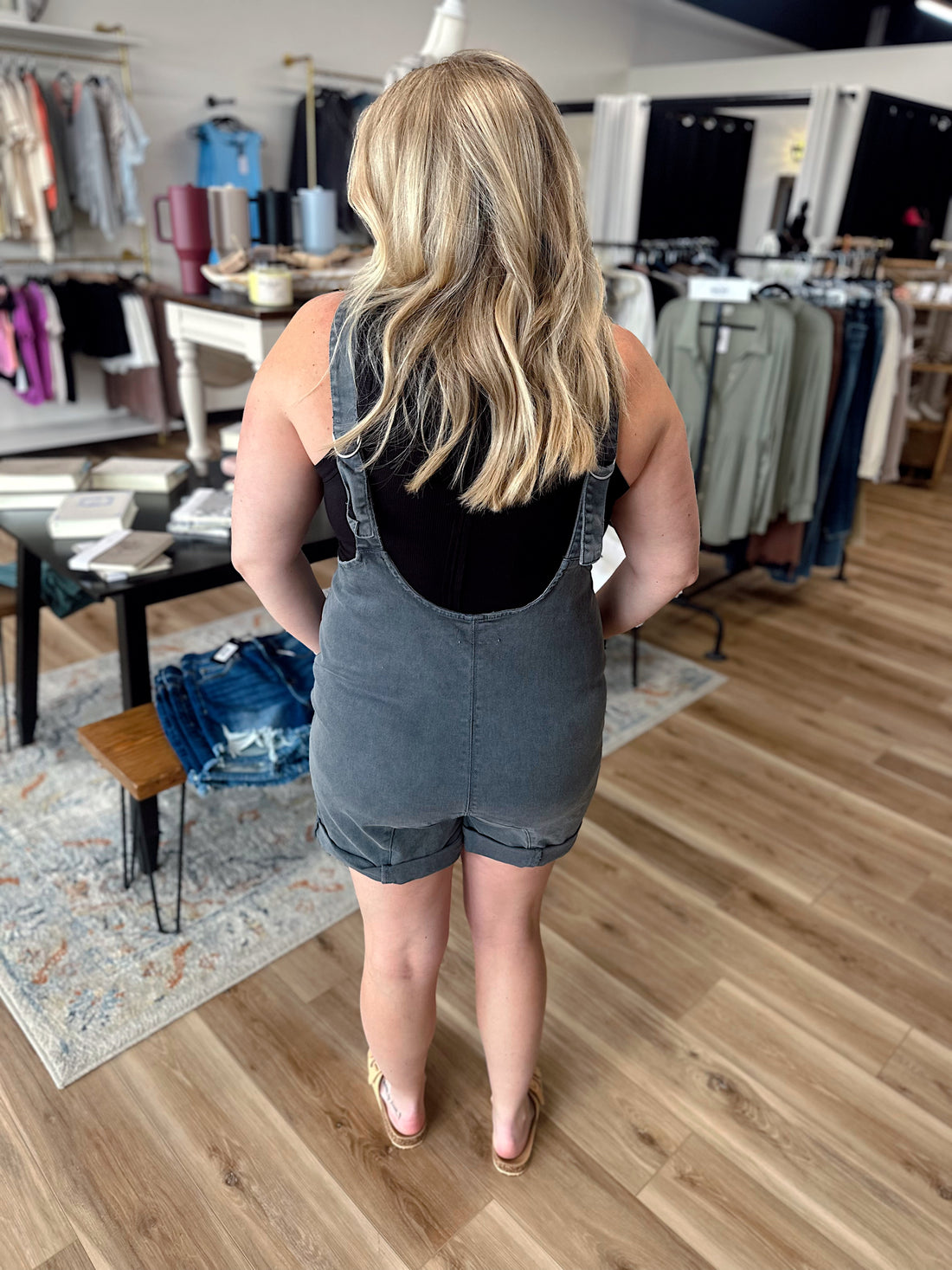Asher Denim Romper