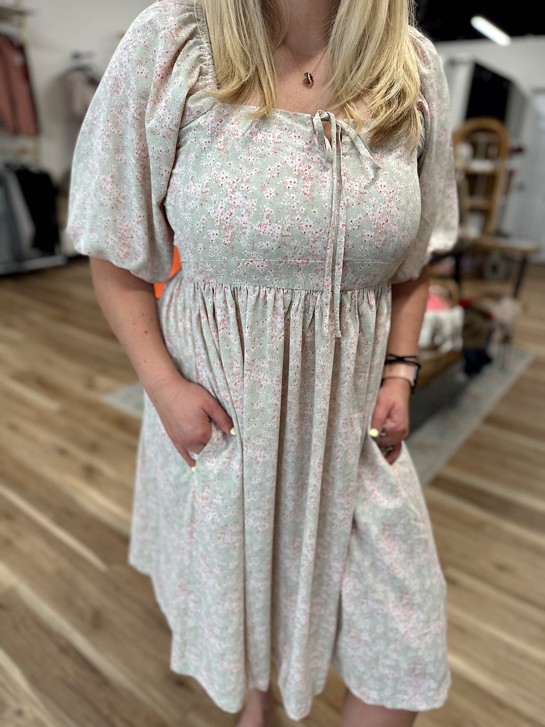 Elsie Floral Babydoll Dress