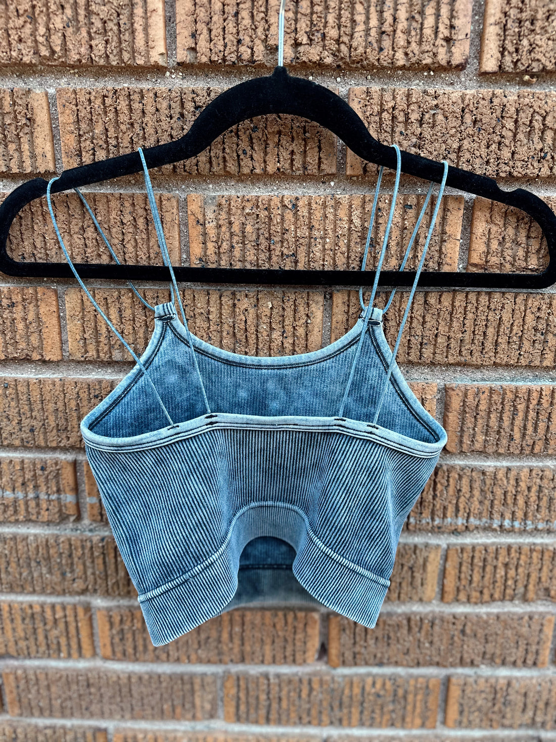 Ribbed Double Strap Brami