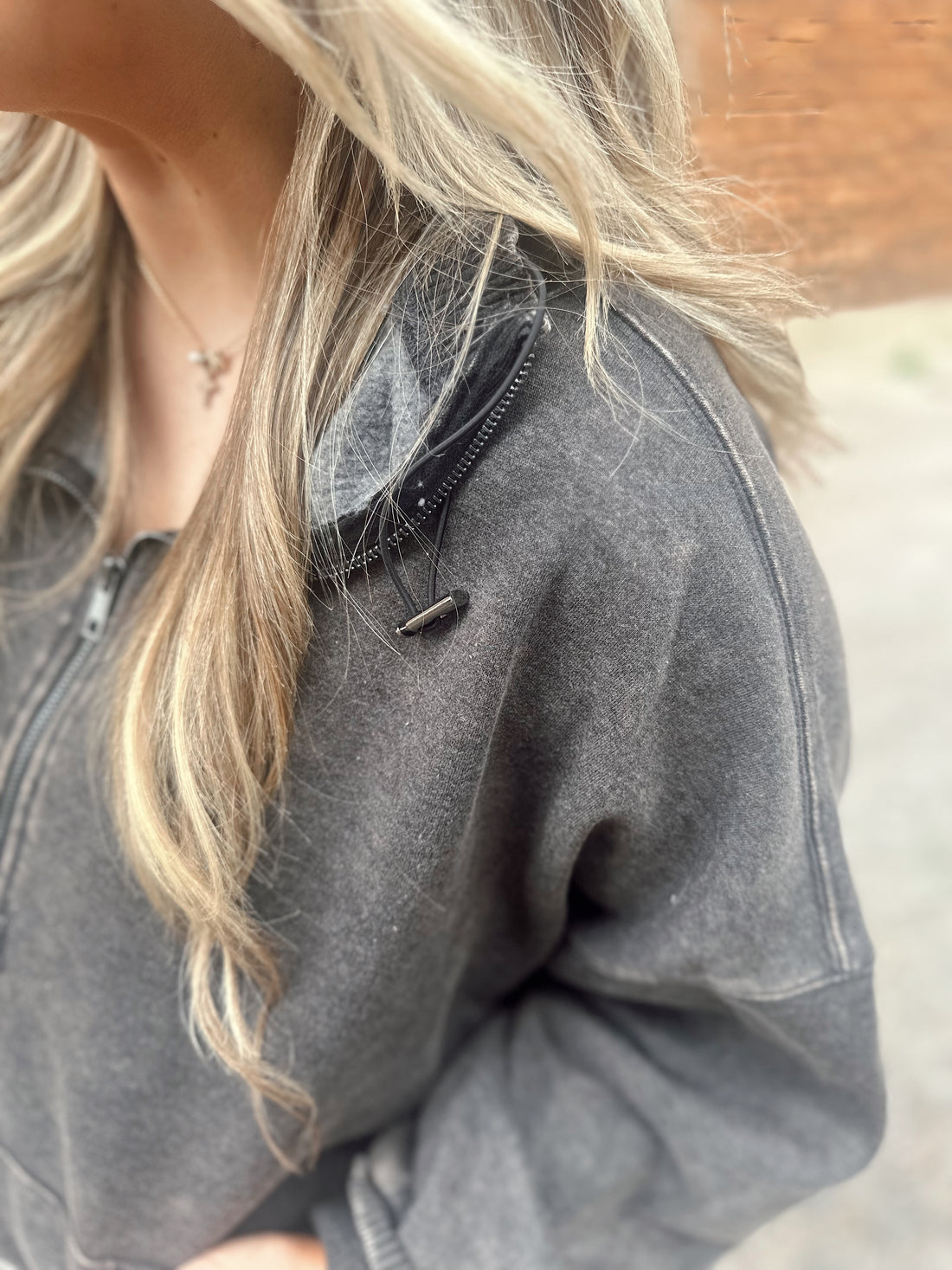 Leo Quarter Zip Hoodie