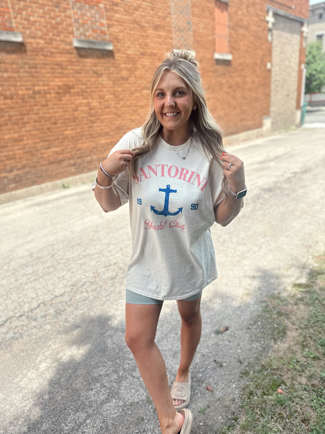 Santorini Yacht Club Tee