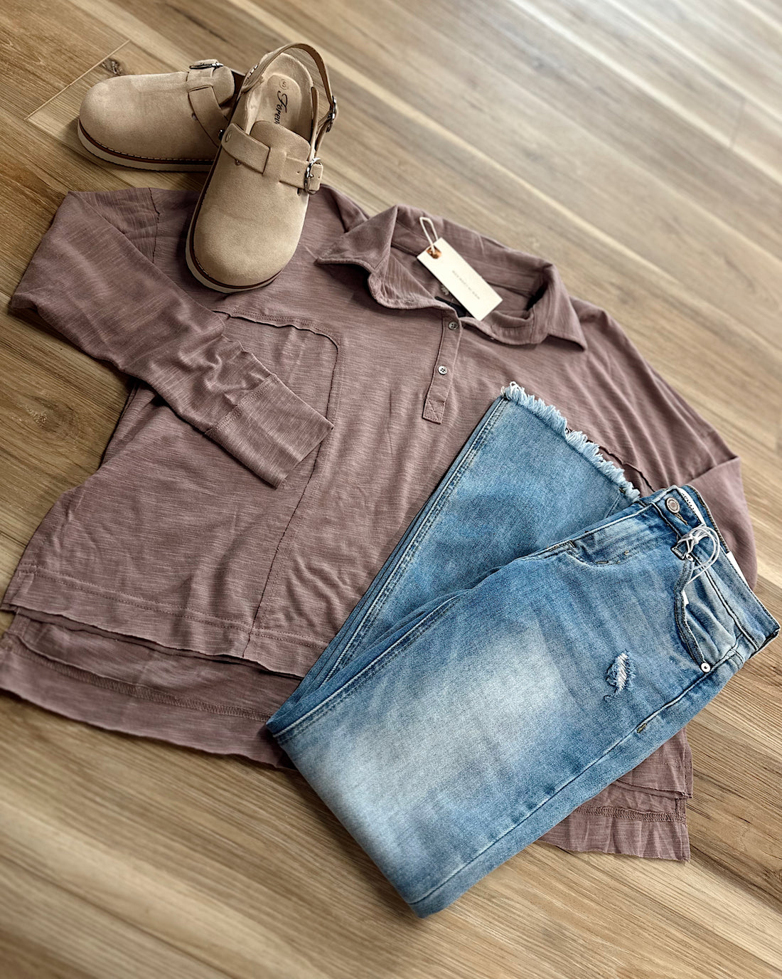 Miranda Washed Long Sleeve