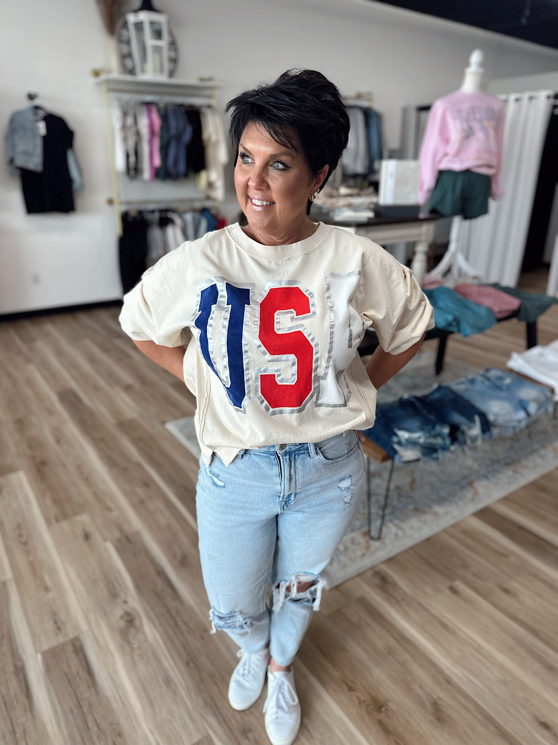 USA Short Sleeve Top