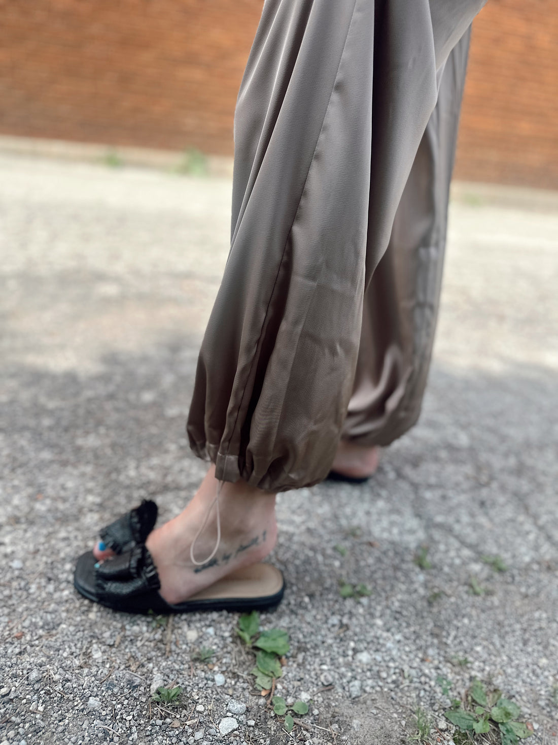 Chels Satin Joggers