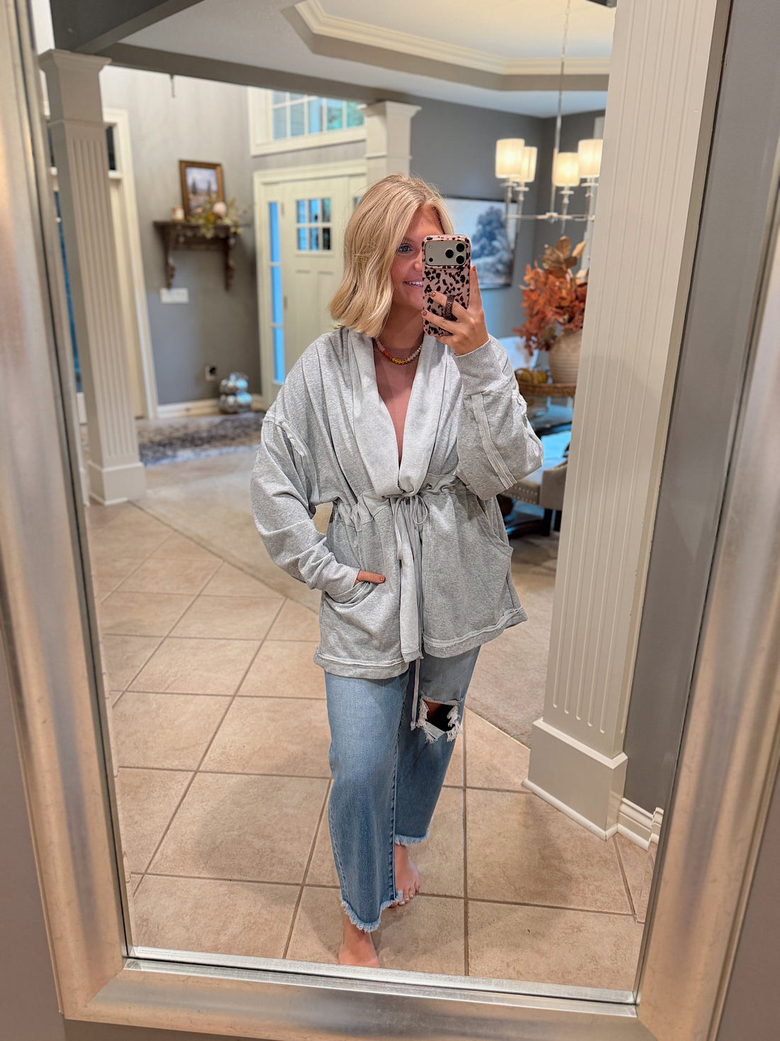 Renna Tie Cardigan