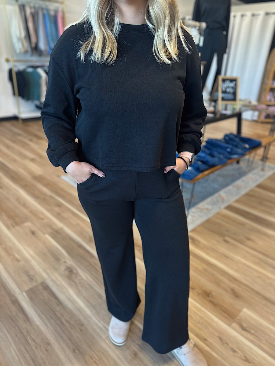 Dani Ribbed Pullover & Pants Set