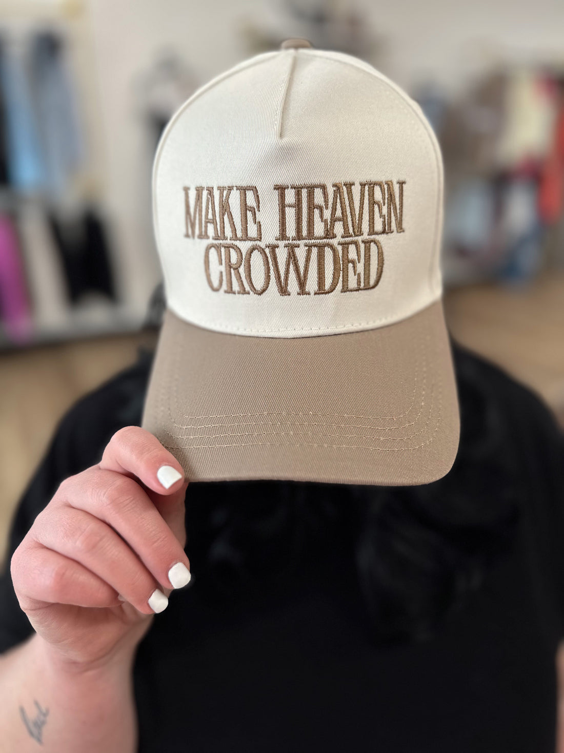 Make Heaven Crowded Ball Cap