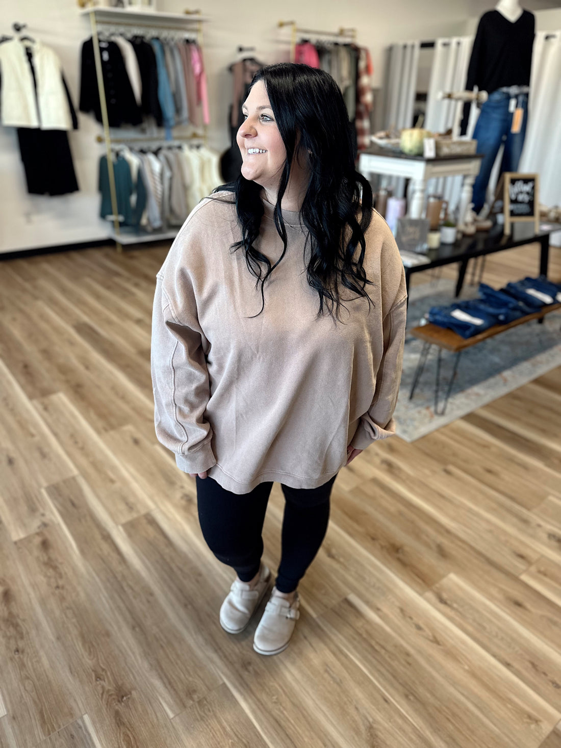 Wren Oversized Crew Sweatshirt
