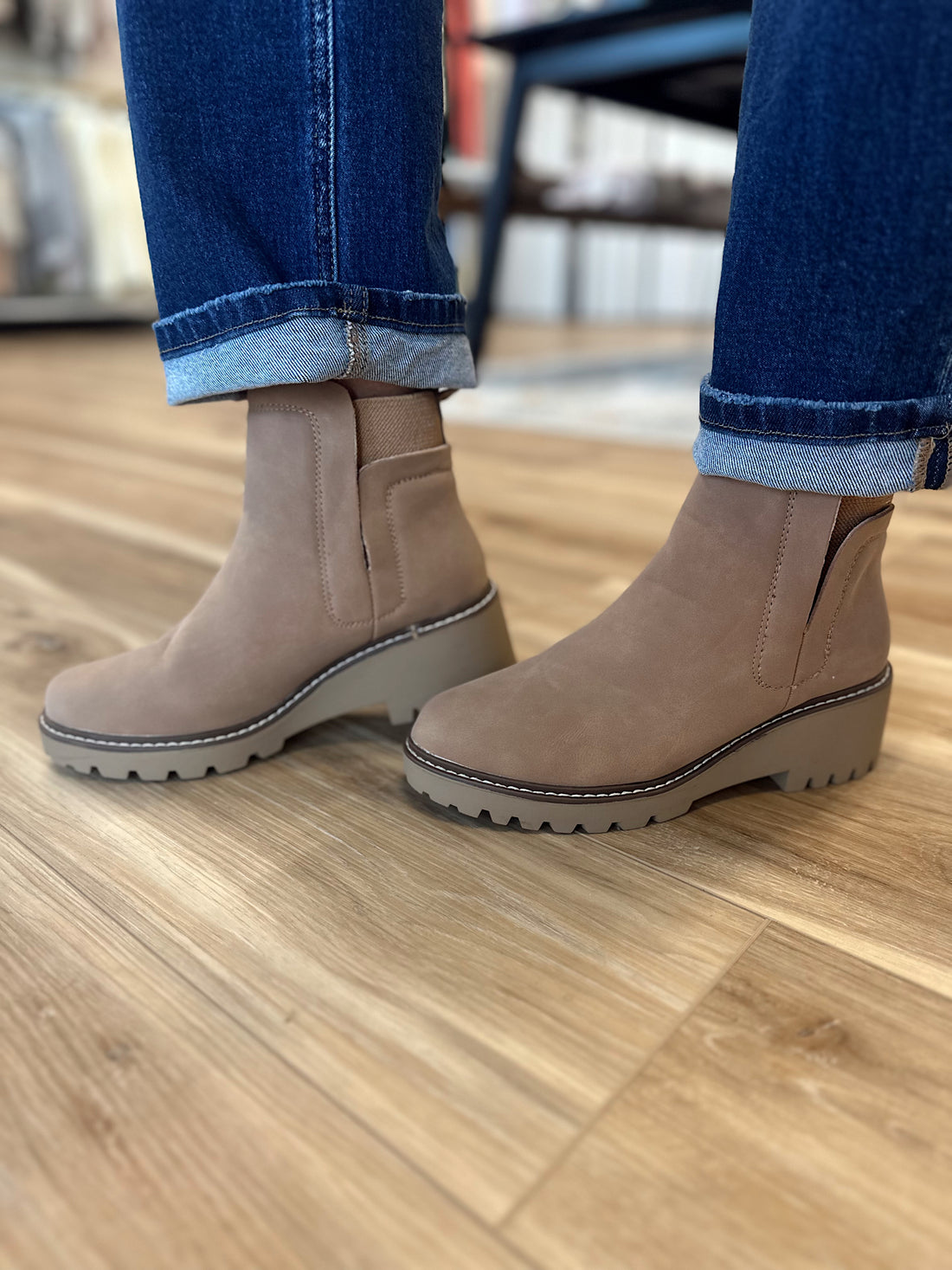 Deena Lug Sole Booties