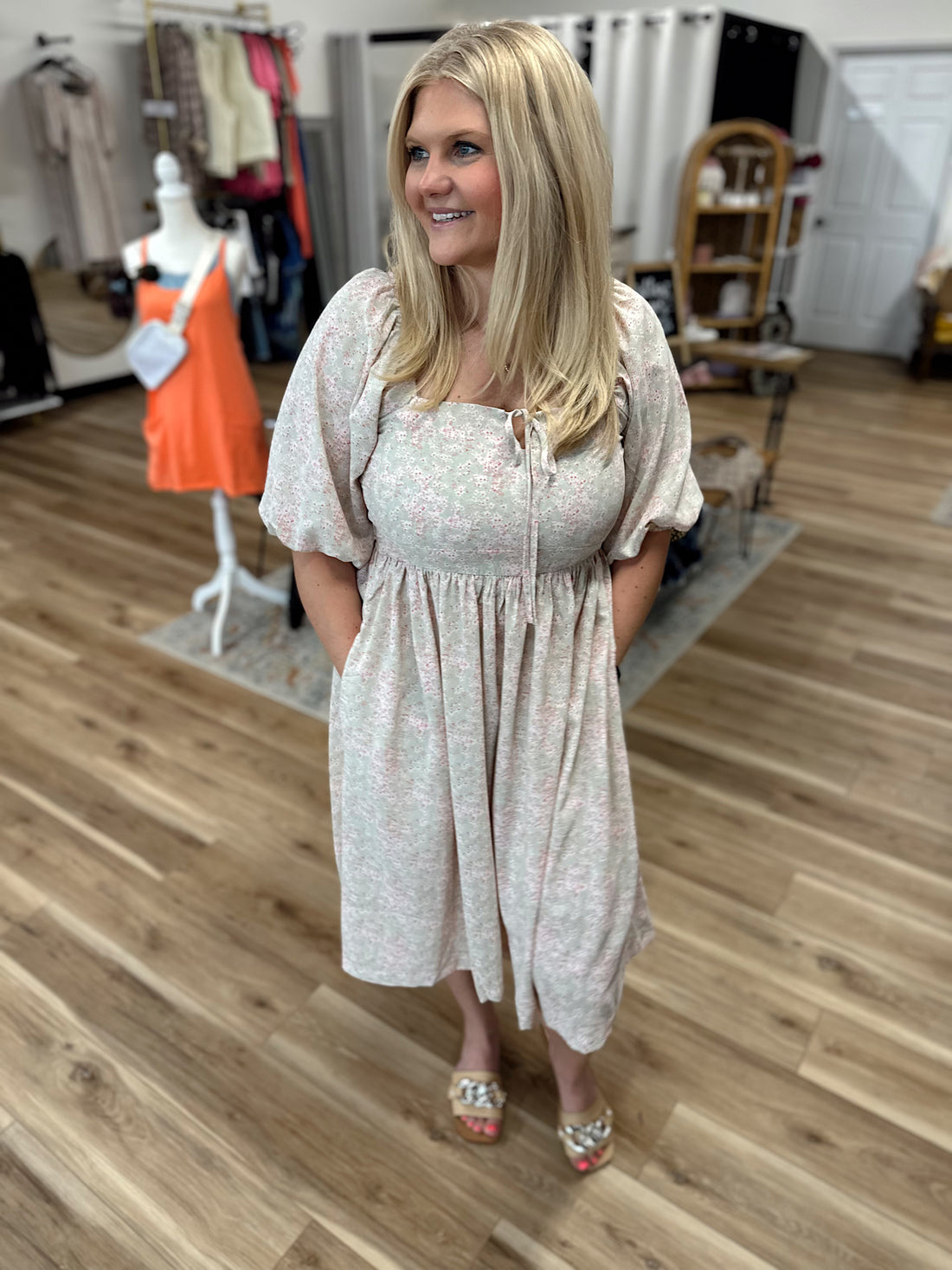 Elsie Floral Babydoll Dress