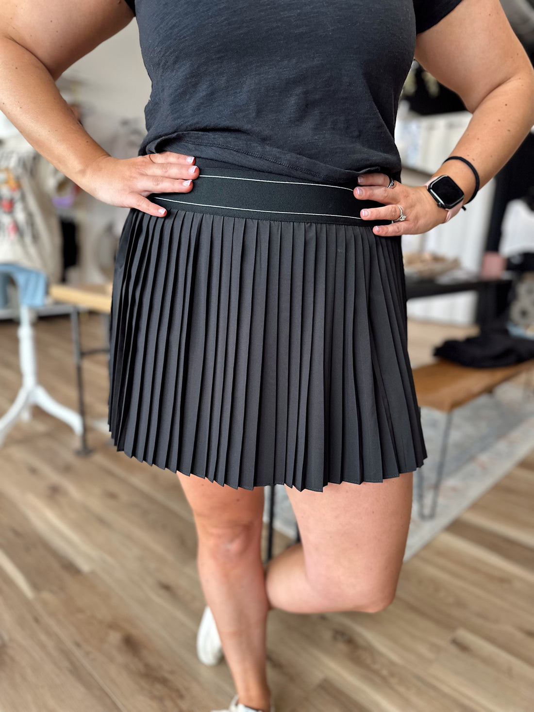 Maren Pleated Athletic Skirt