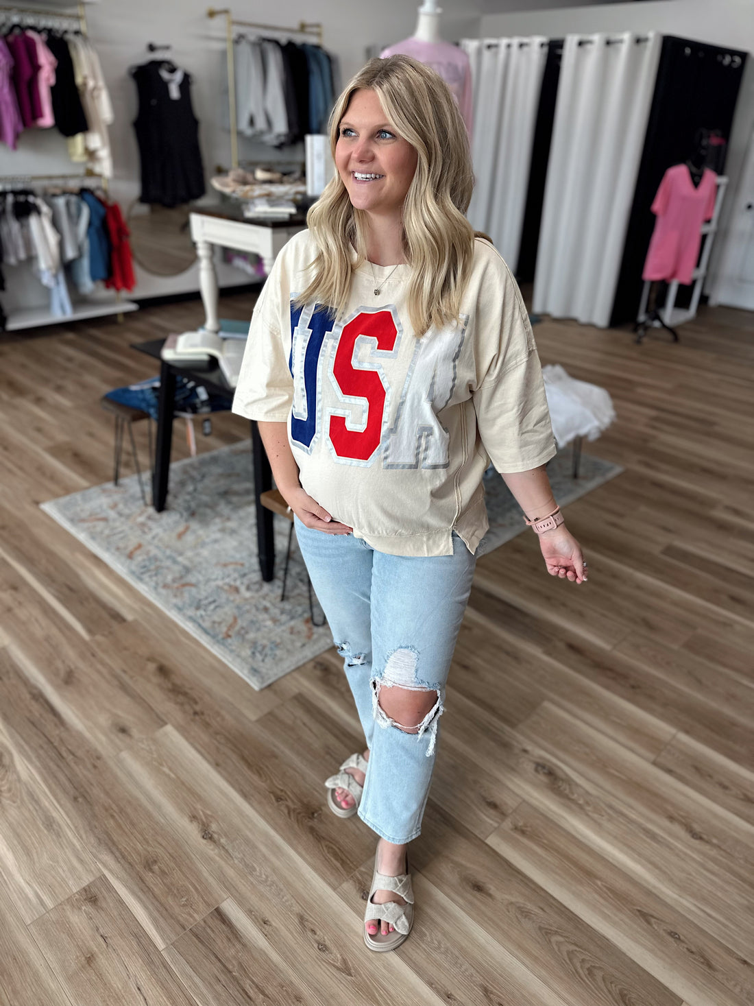 USA Short Sleeve Top