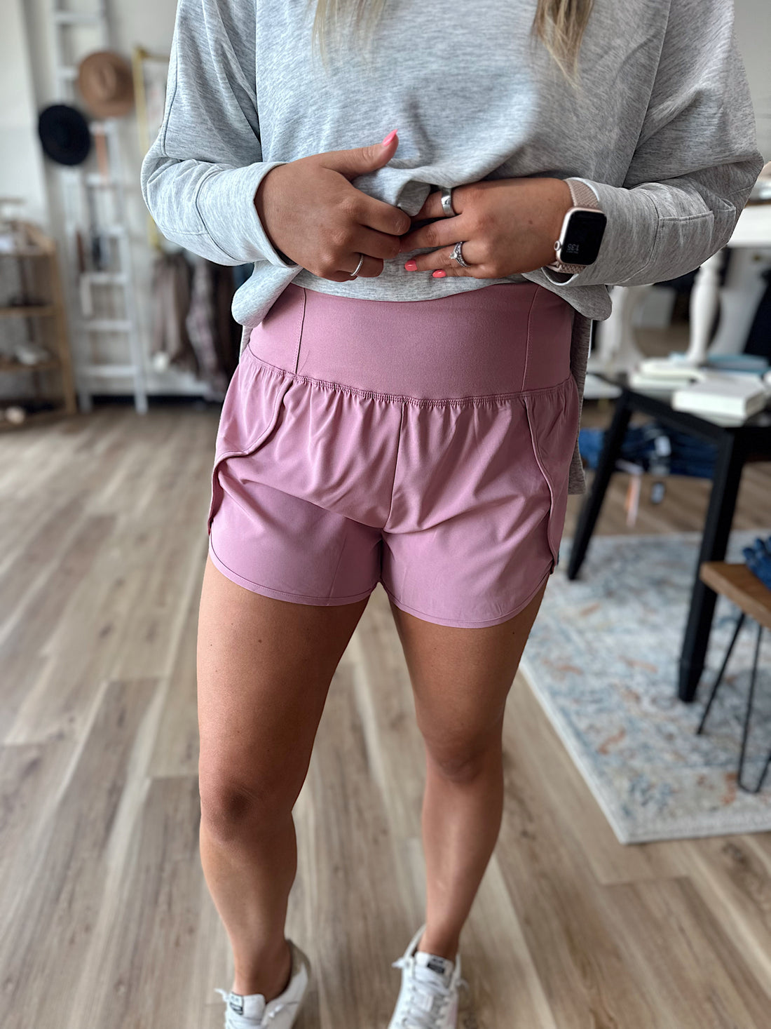 Jeni High Waisted Athletic Shorts