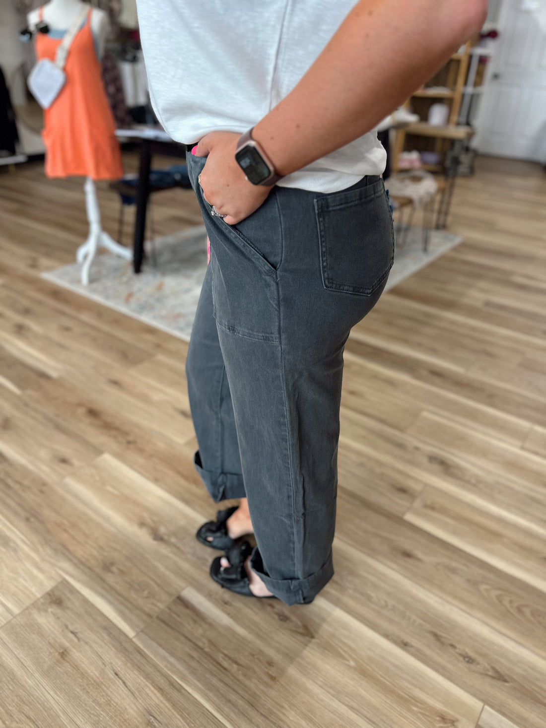Missy Denim Straight Leg Pants