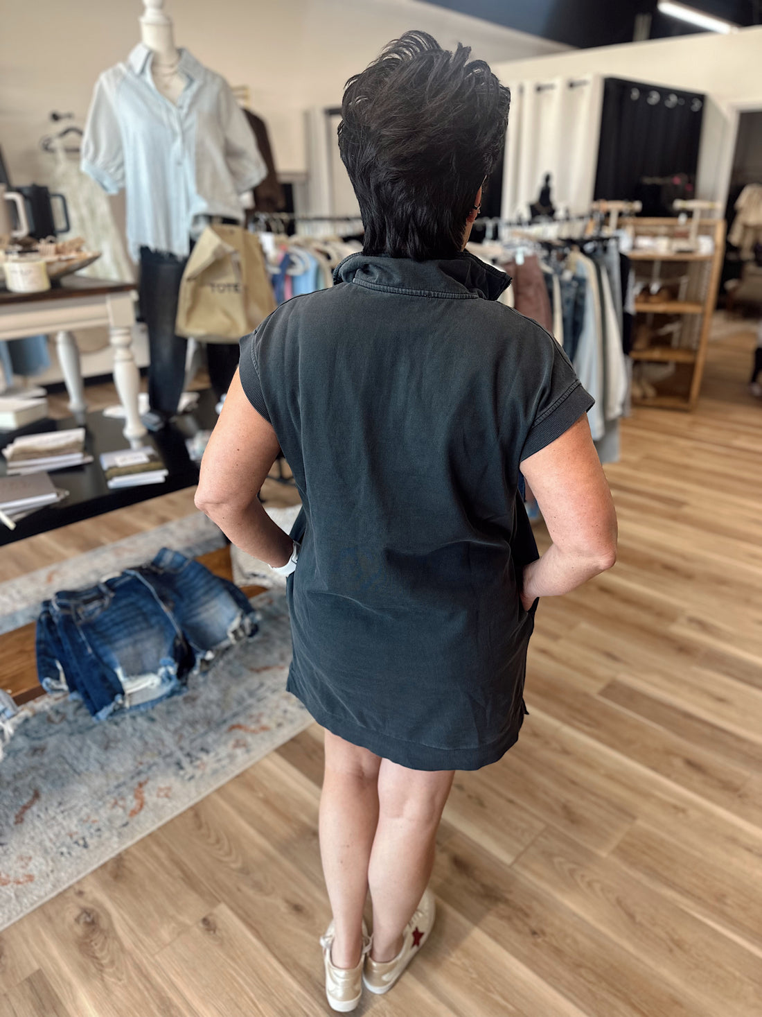 Stacie Half Zip Dress