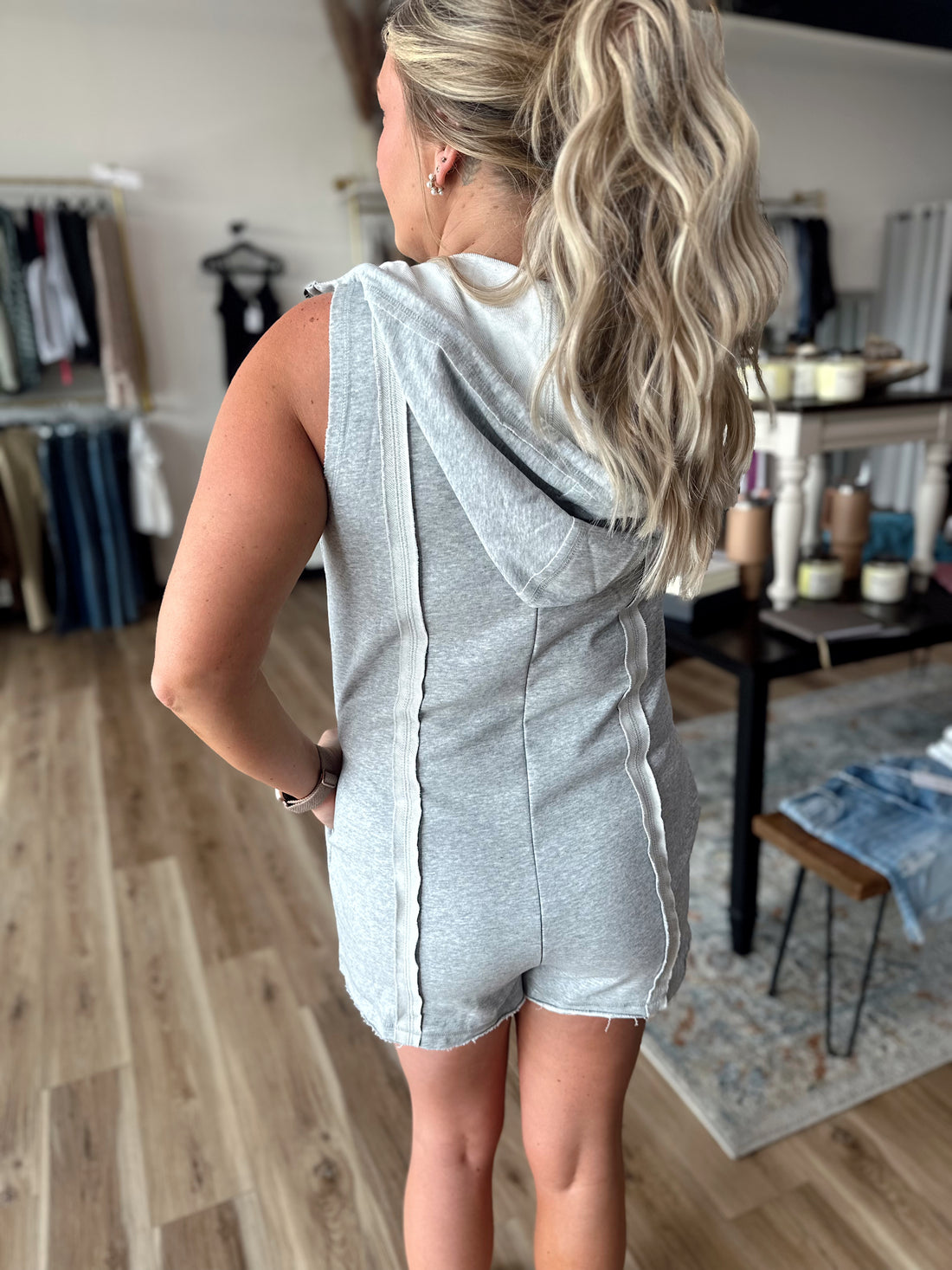 Kenna Zip Up Romper