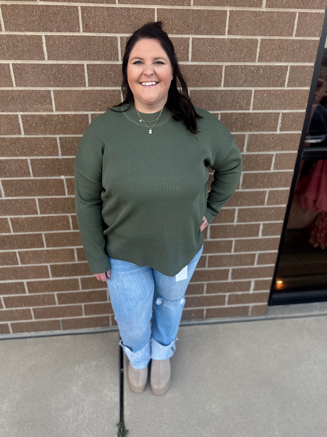 Vik Mock Neck Sweater