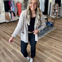 Heather Mocha Cardigan
