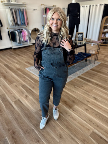 Tara Washed Relaxed Overalls