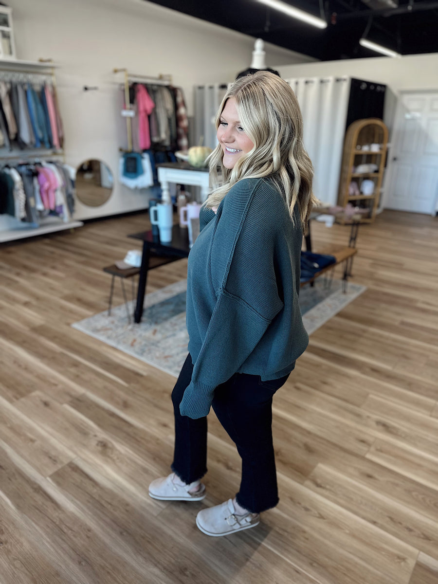 Polly Side Slit Oversized Sweater