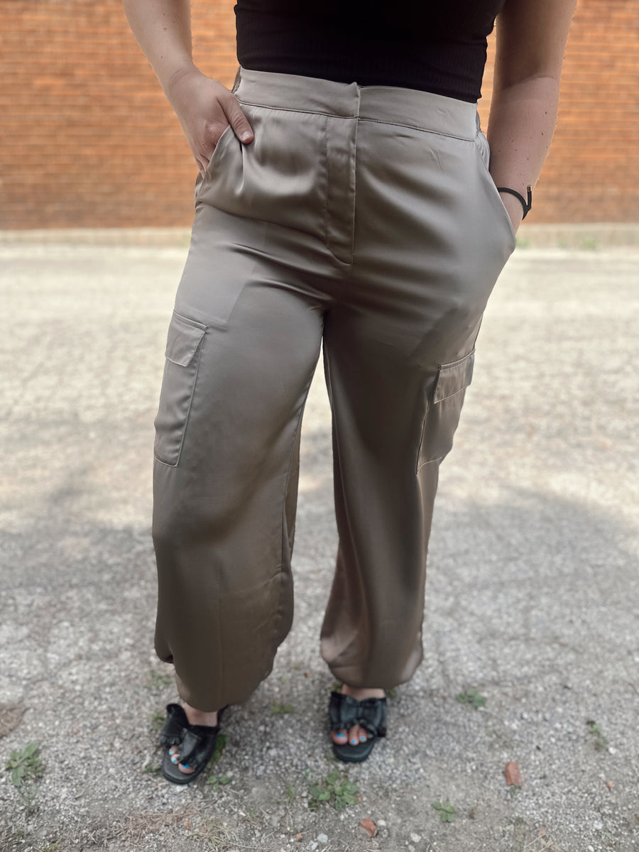 Chels Satin Joggers