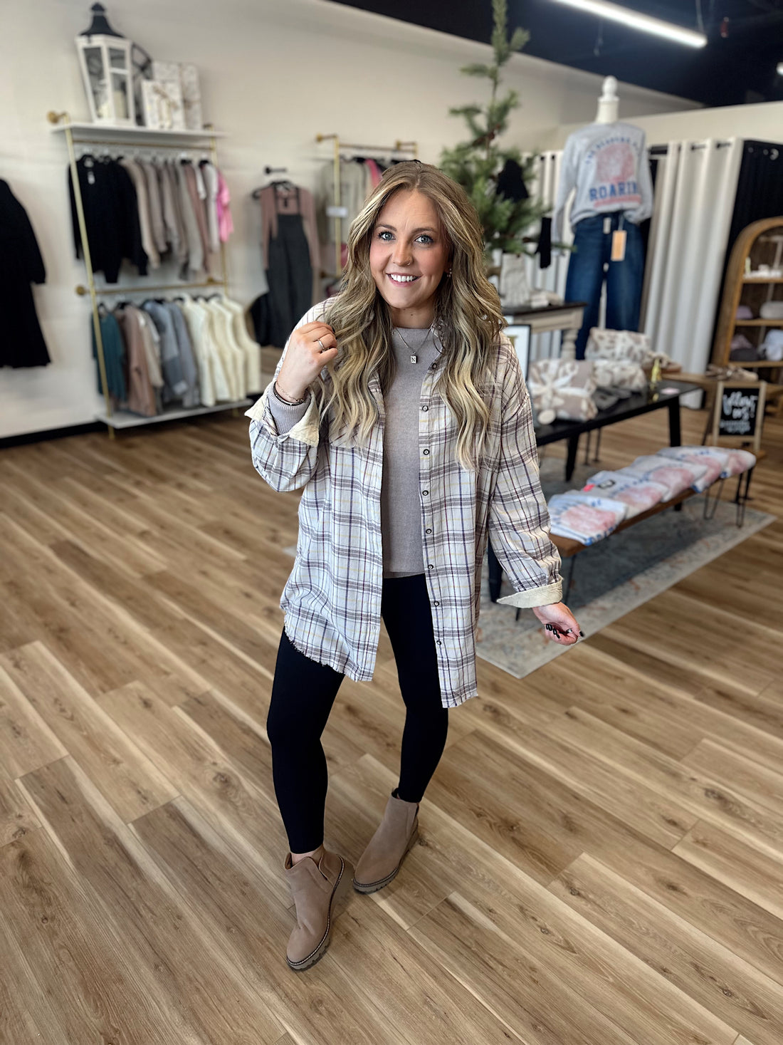 Emma Oversized Button Up Flannel