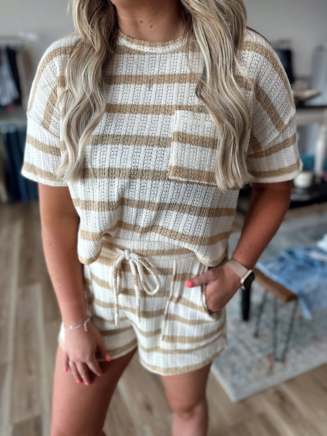 Bailee Striped Set