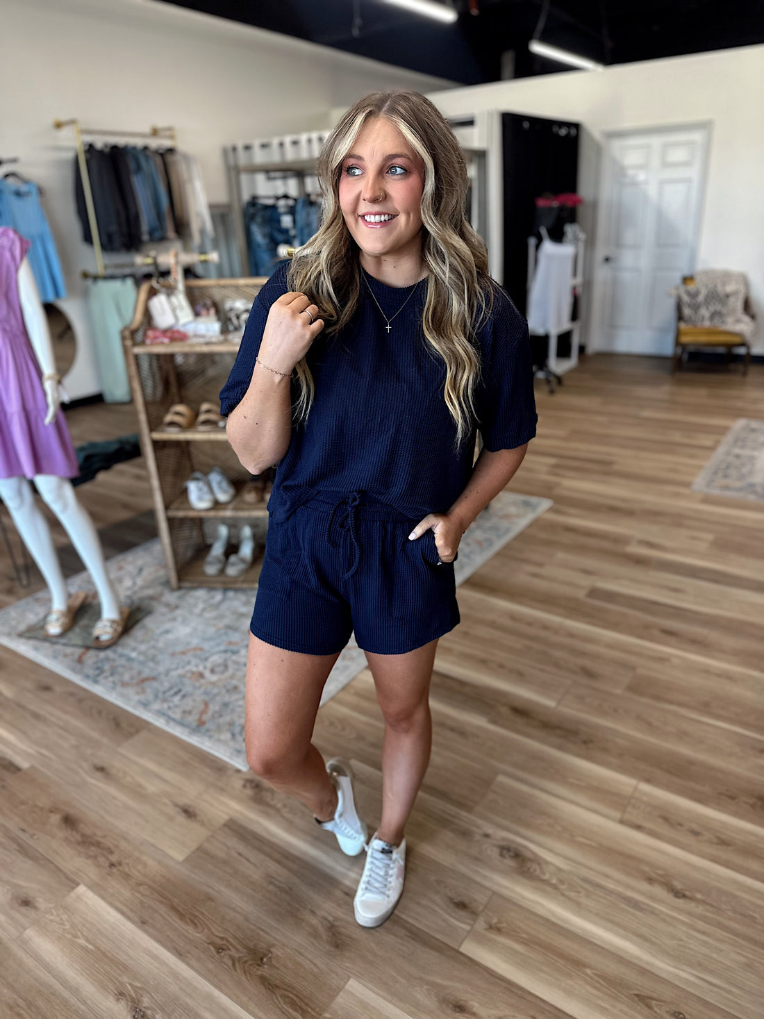 Brooks Ribbed Shorts Set