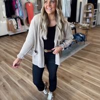 Heather Mocha Cardigan