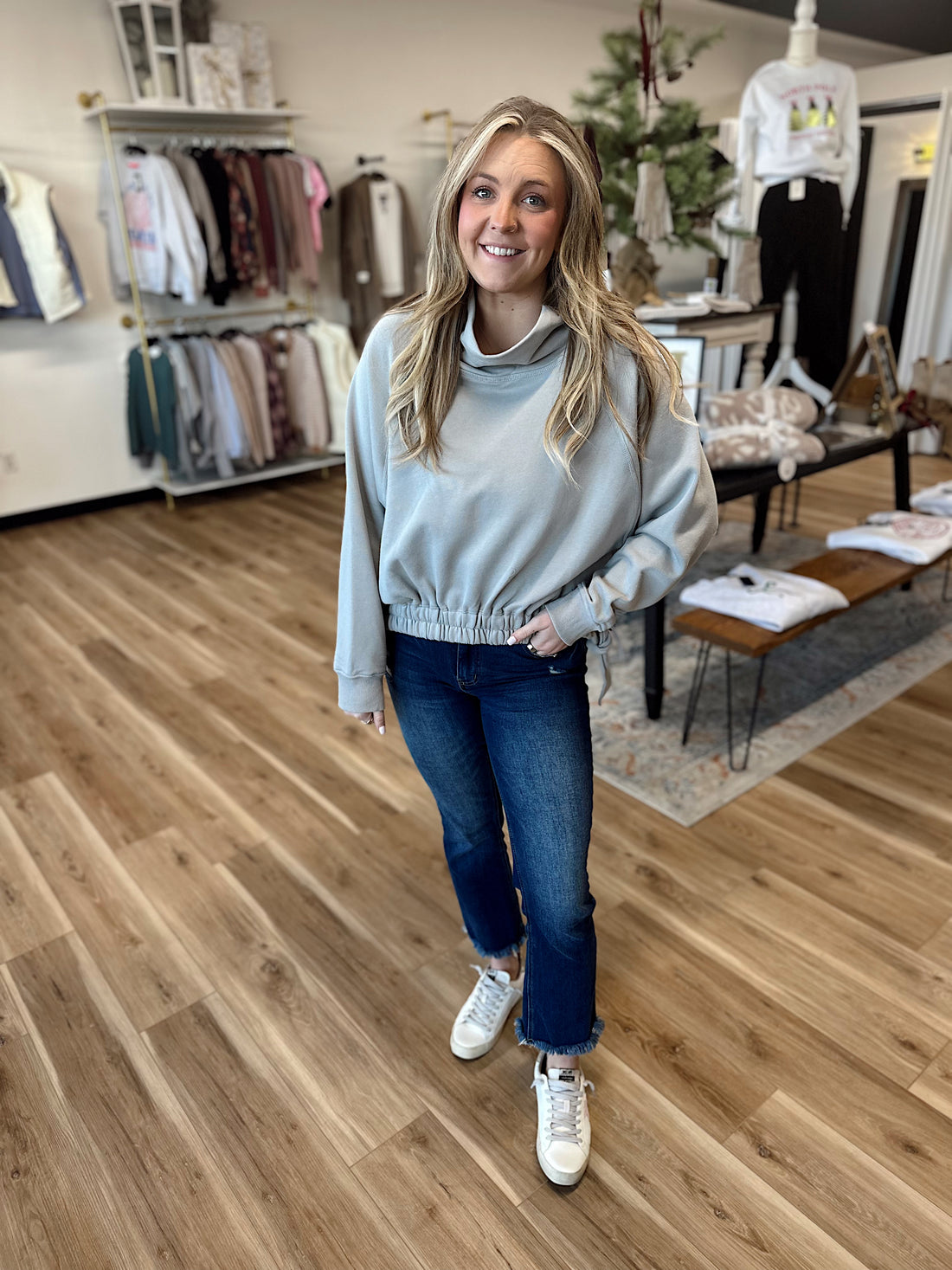 Tori Mock Neck Sweatshirt