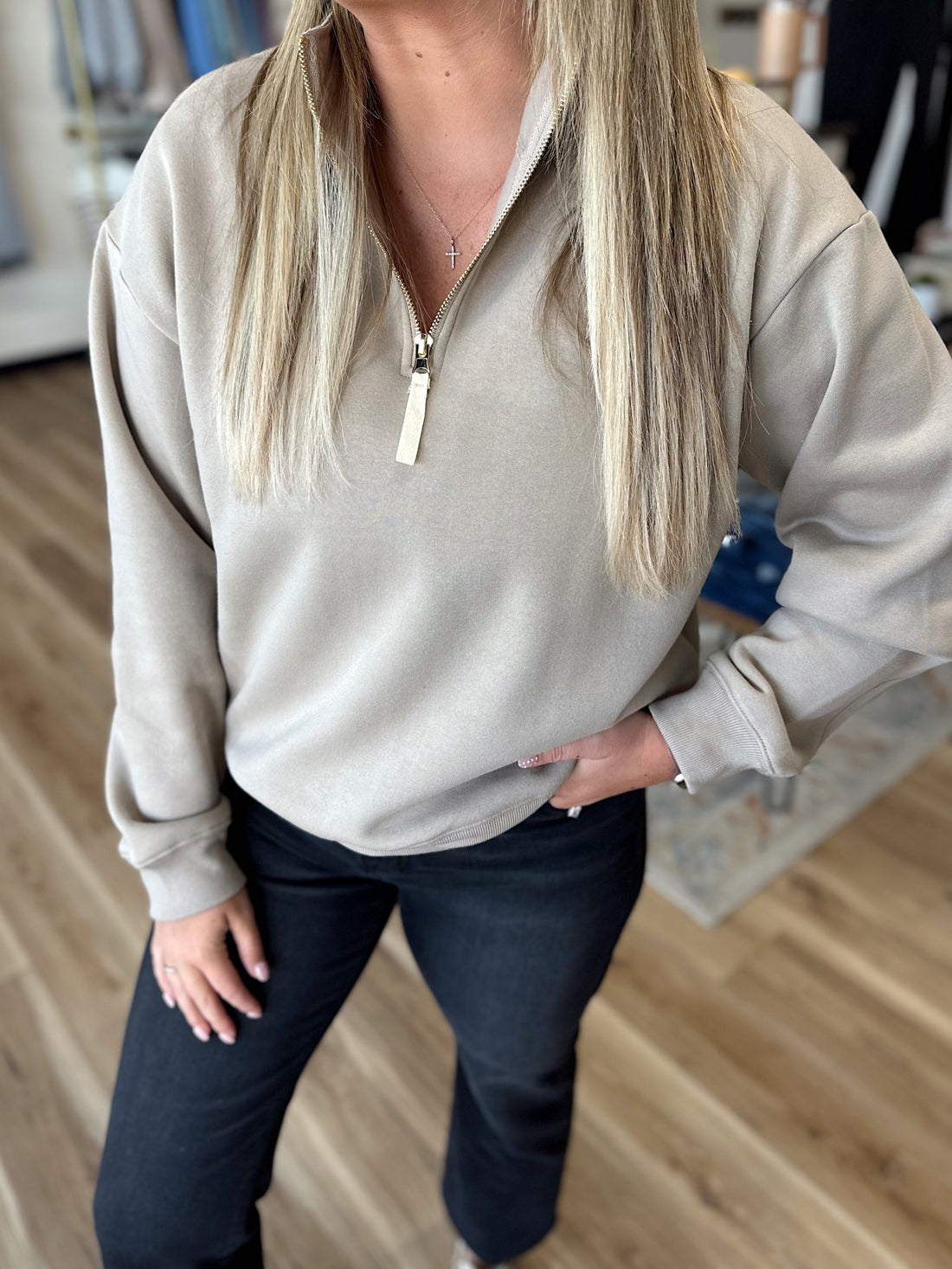 Shay Half Zip
