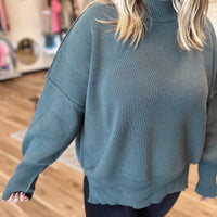 Polly Side Slit Oversized Sweater