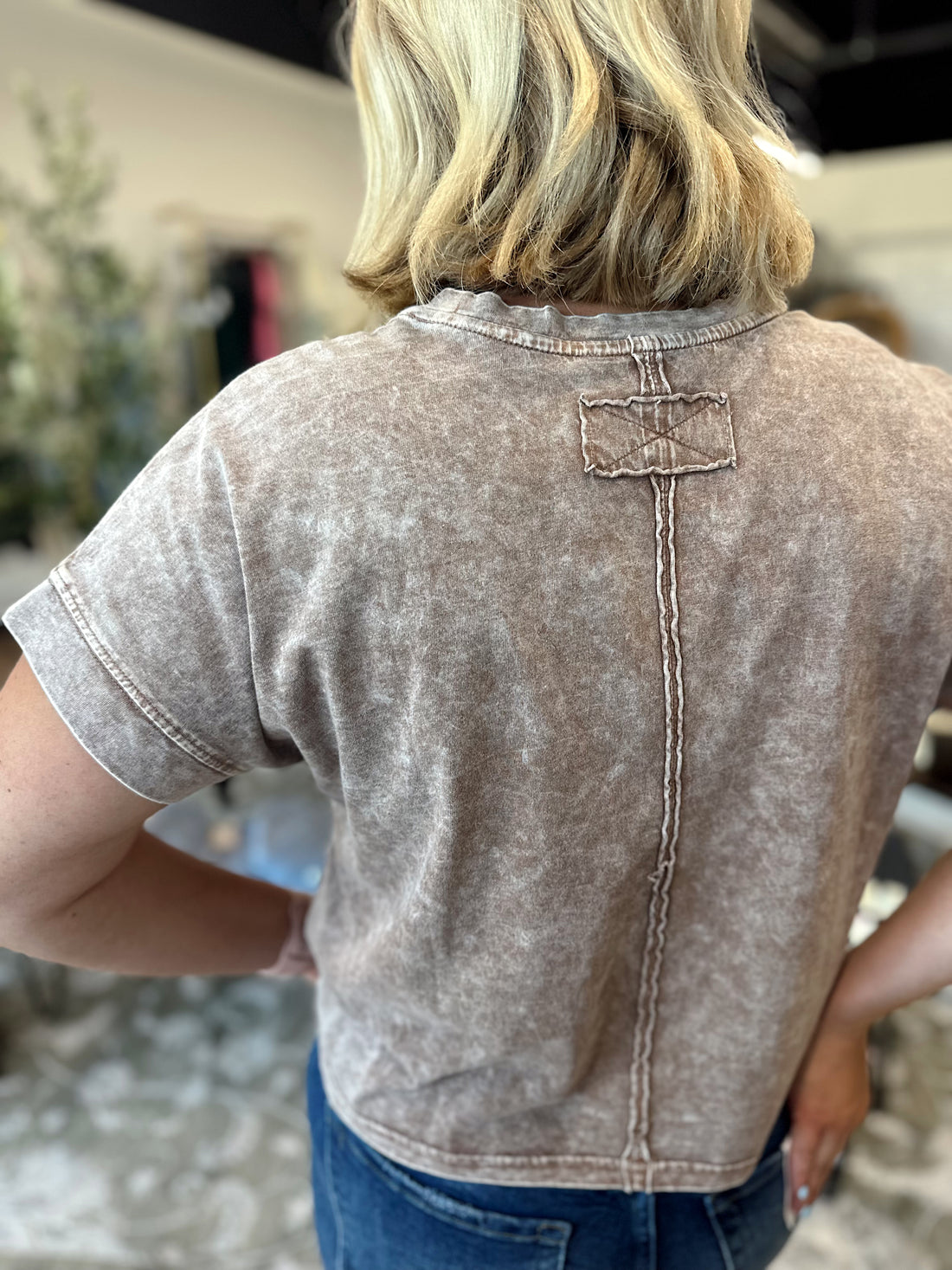 Kris Acid Wash Short Sleeve