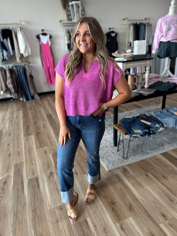 Hadley Knit Sweater Top