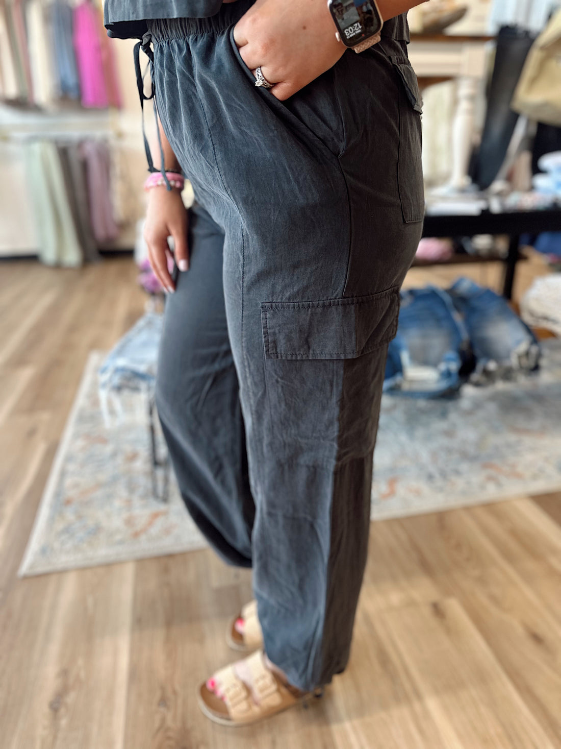 Carter Drawstring Cargo Pants