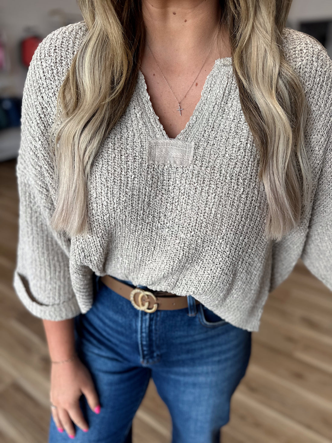 Maren Quarter Sleeve Sweater