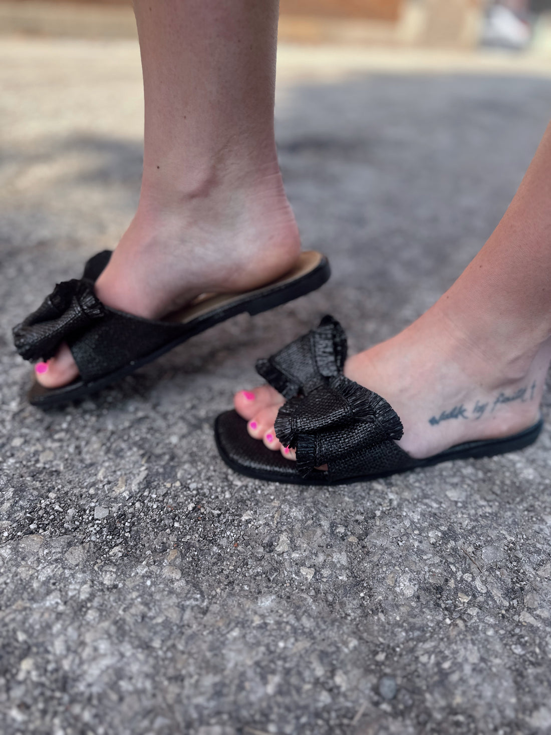 Bow Slide Sandals