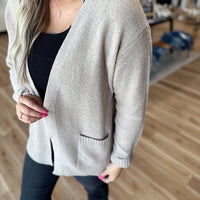 Heather Mocha Cardigan