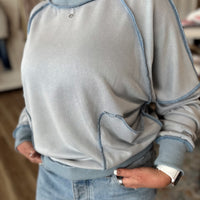 Ayla Vintage Washed Pullover