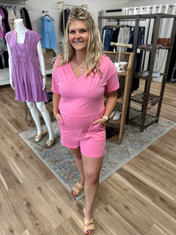 Rachel V-Neck Romper