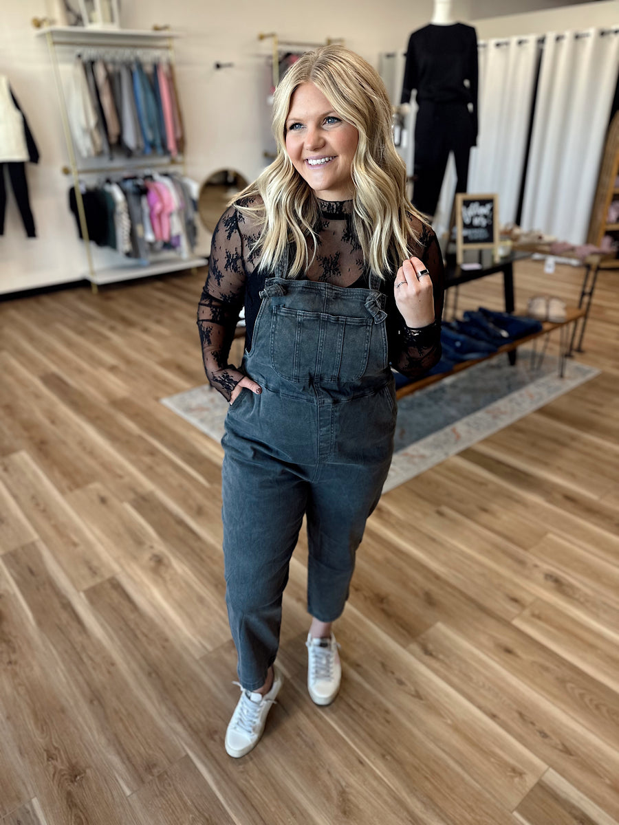 Tara Washed Relaxed Overalls