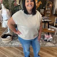 Nora Stitched Sweater Vest