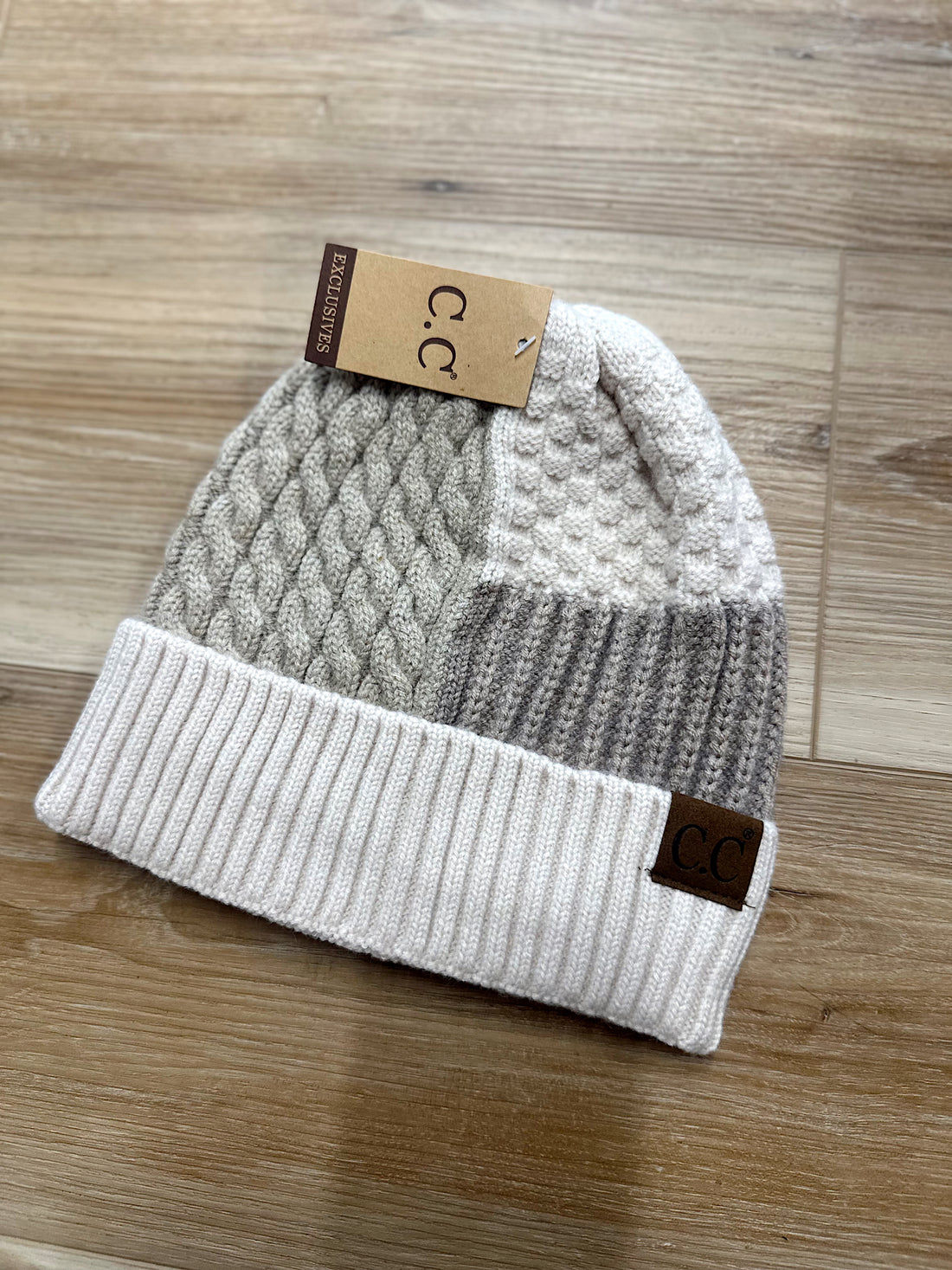 Color Block CC Beanie