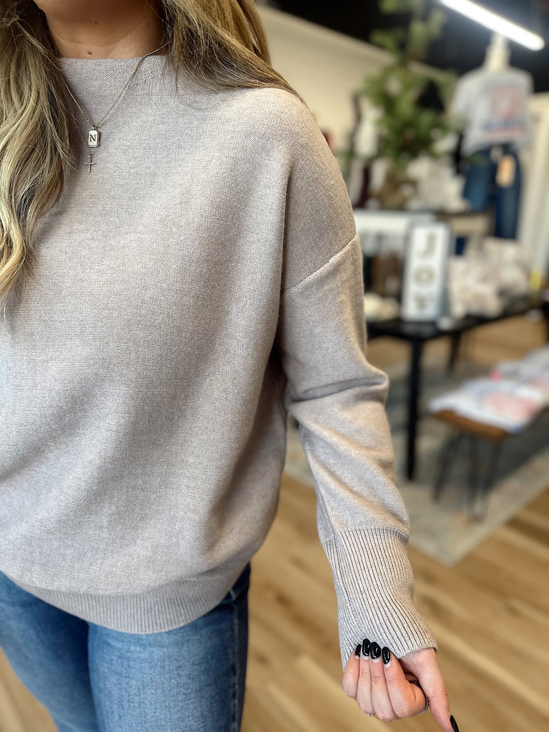 Mya Funnel Knit Sweater