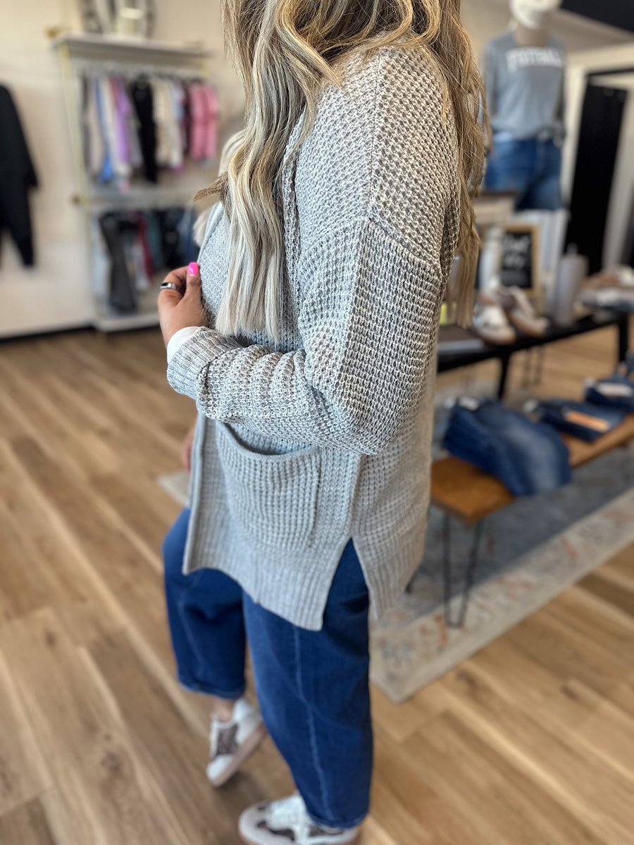 Penny Waffle Knit Cardigan