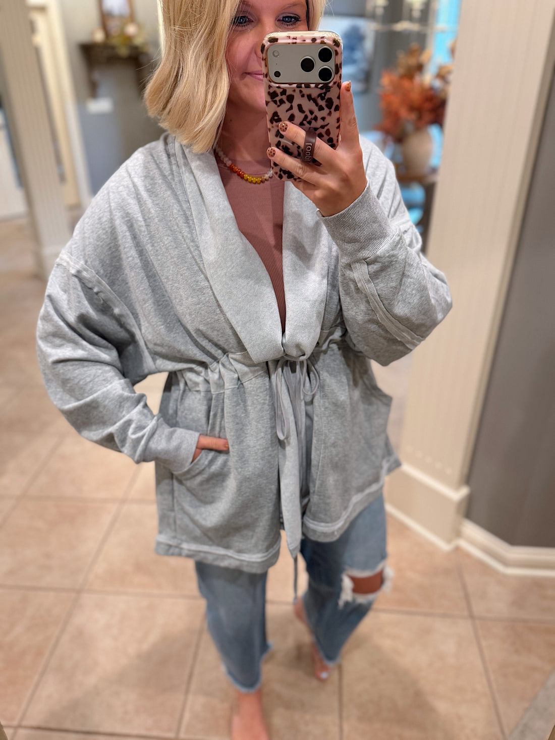 Renna Tie Cardigan