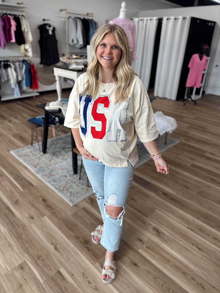 USA Short Sleeve Top