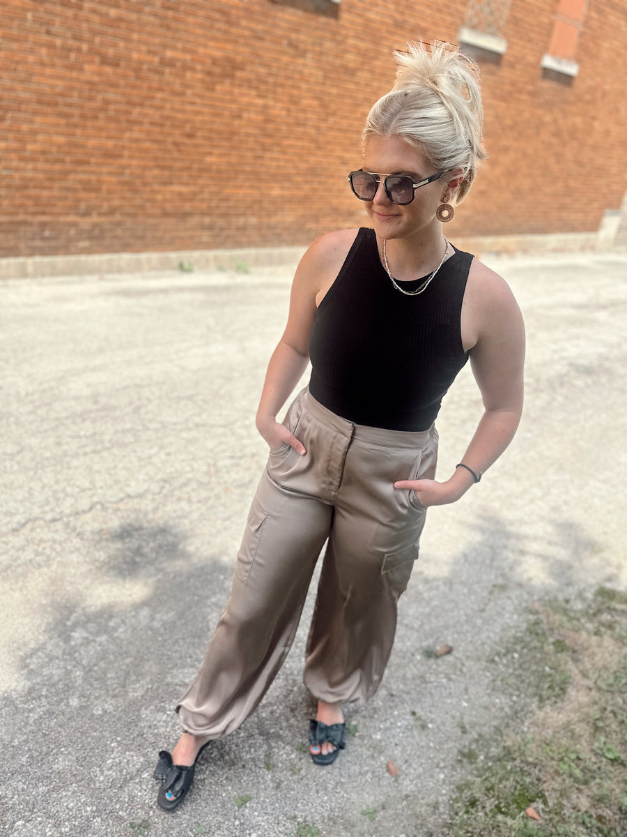 Chels Satin Joggers