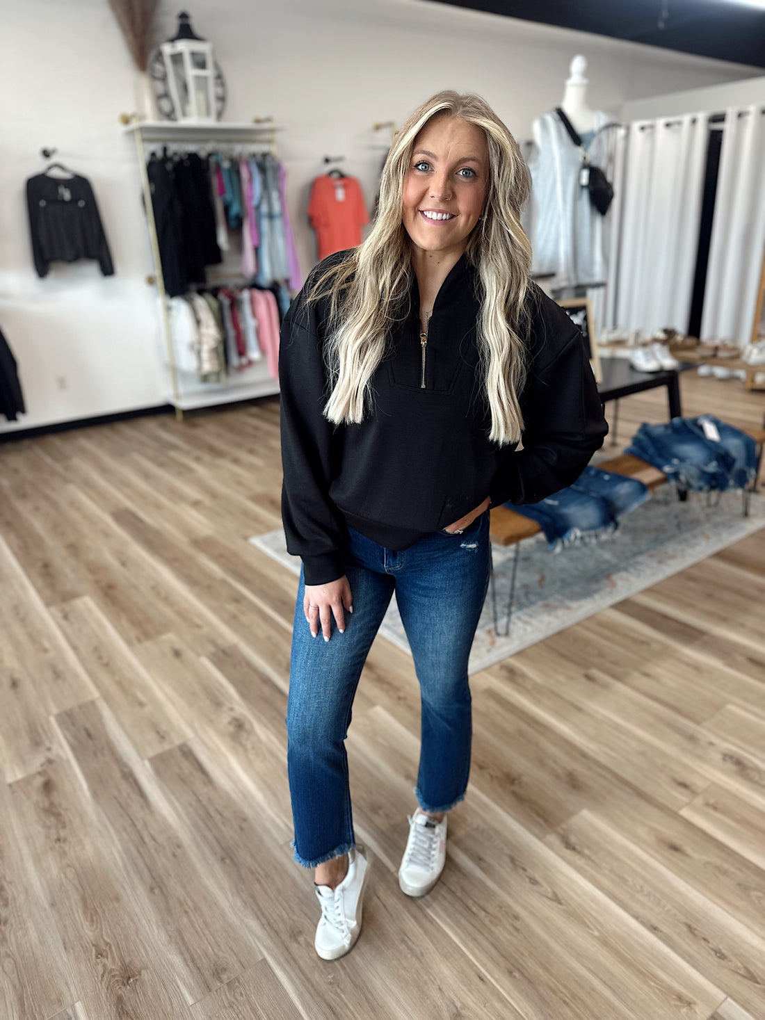 Bella Half Zip Pullover